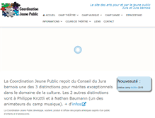 Tablet Screenshot of jeunepublic.ch